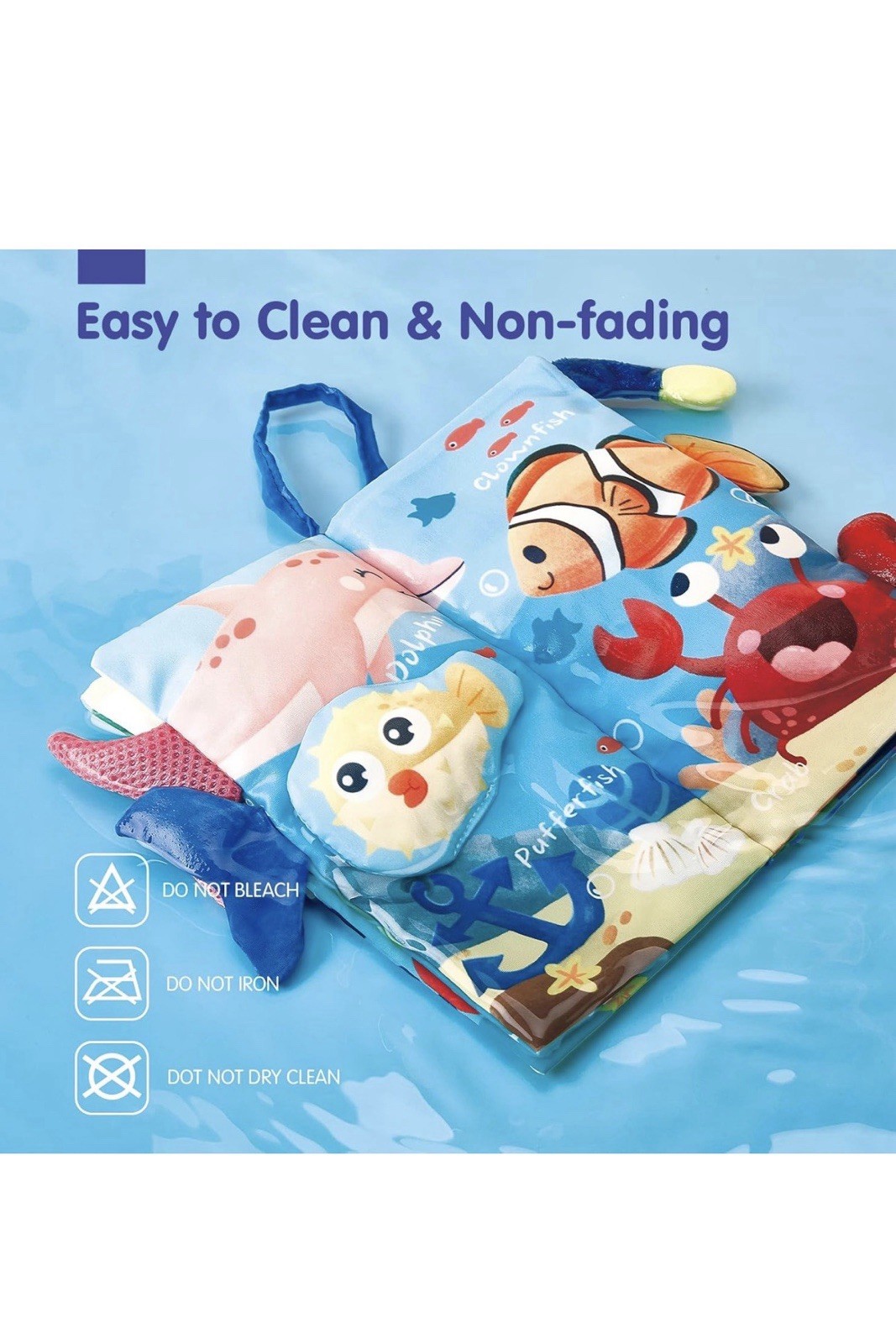 hahaland Baby Books 0-6 Months,Infant Tummy Time Toy Sensory Toys 6 to 12 Months