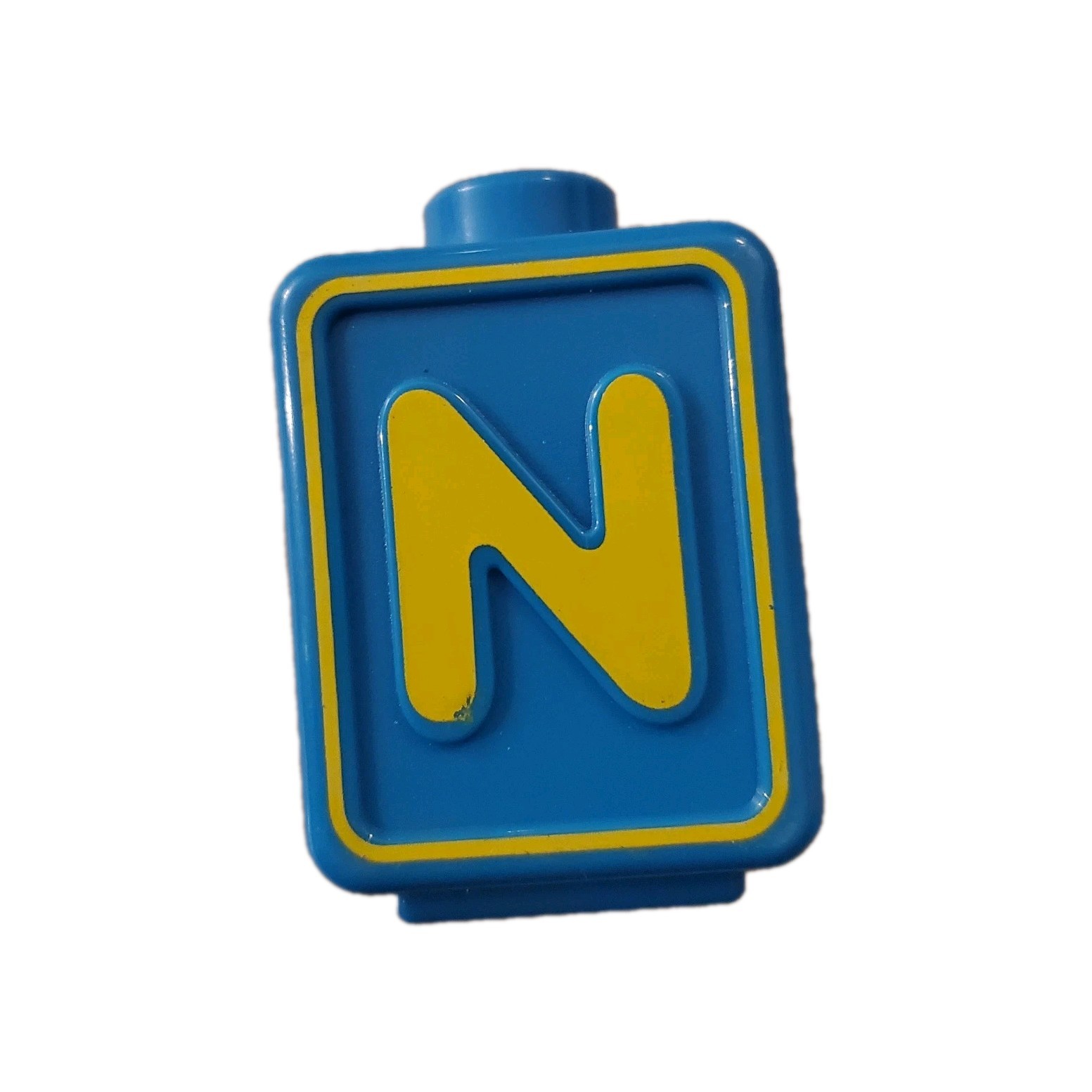 VTech Alphabet Activity Cube Replacement 2 Sided N I Blue Red Letter Block