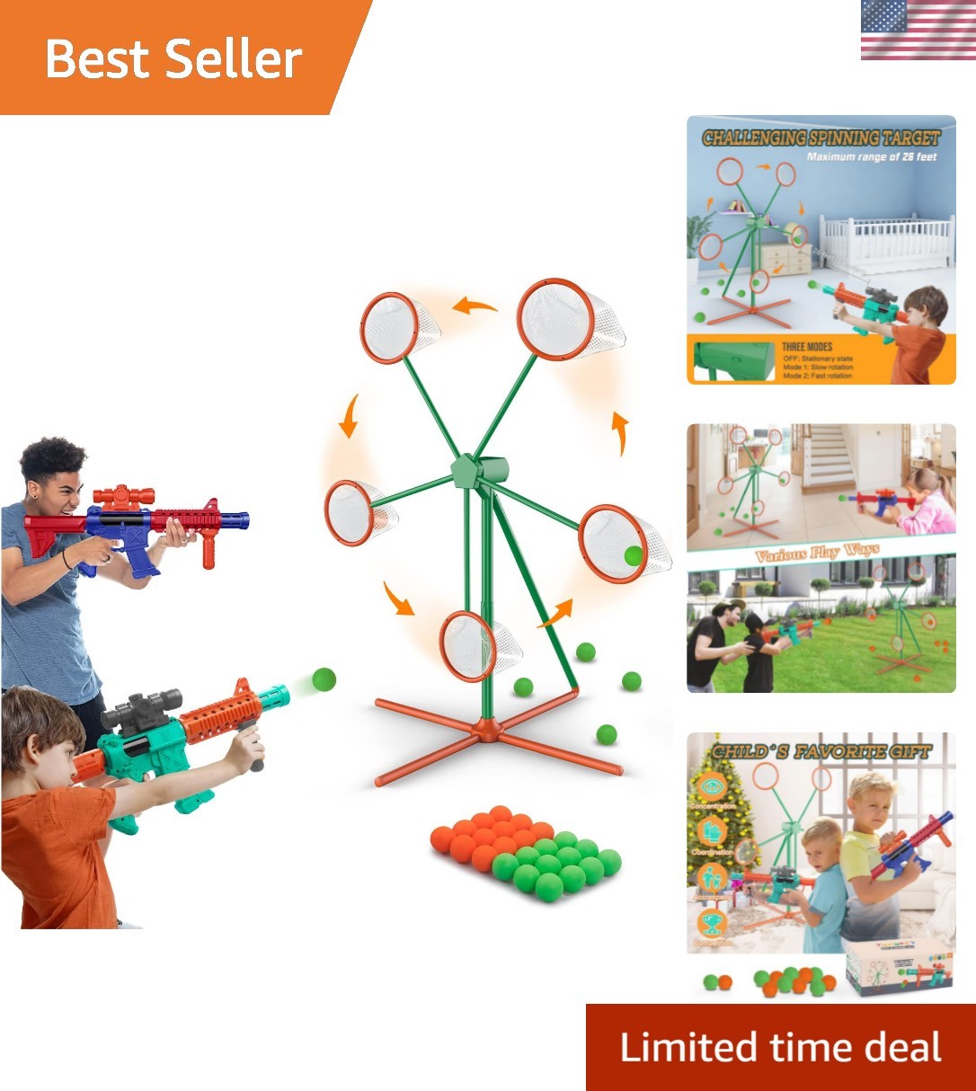 Shooting Games Toys for Age 5 6 7 8 9 10+ Old Boys, Kids Toy Sports & Outdoo…