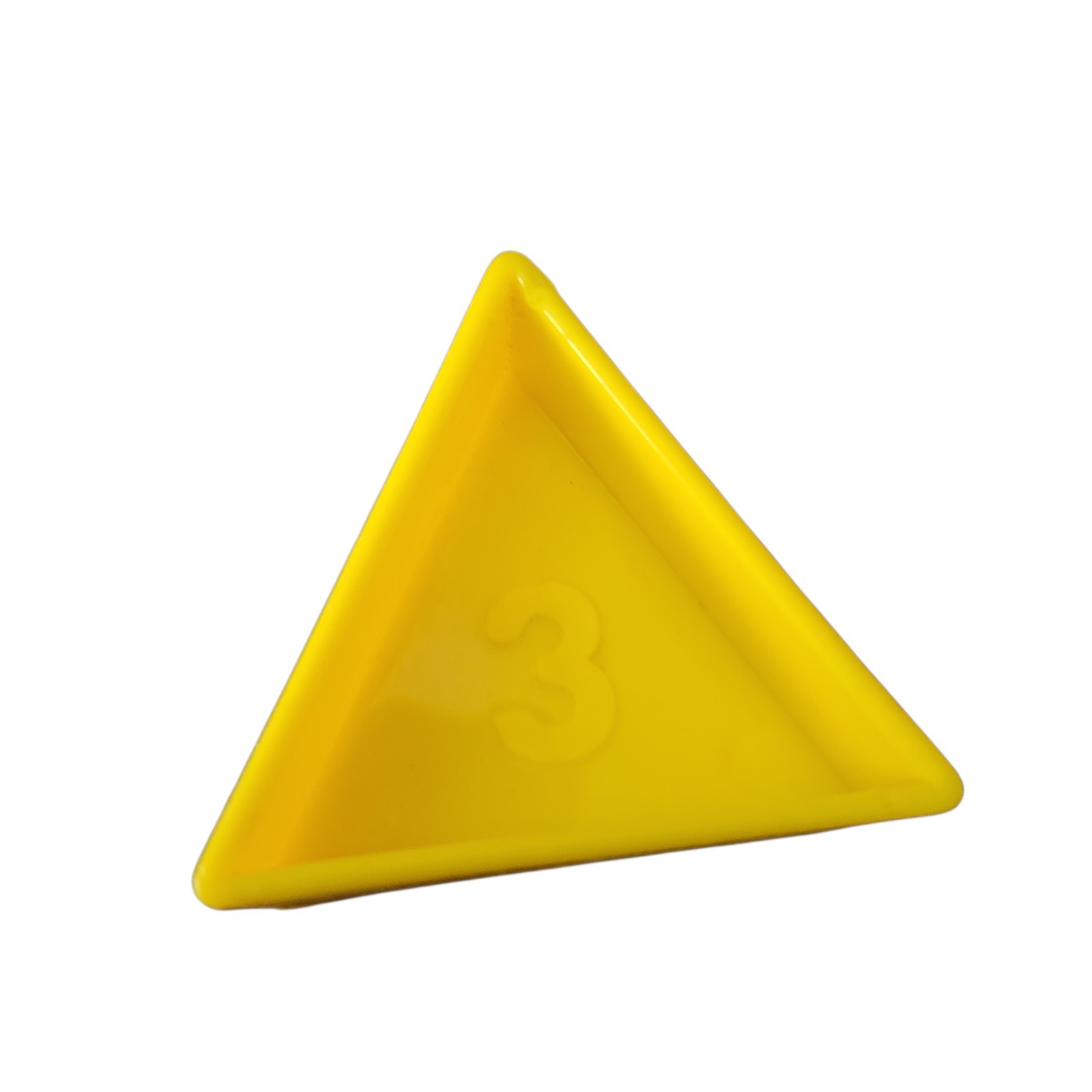 Tupperware Shape O Ball Sorter Yellow Replacement # 3 Triangle Shape