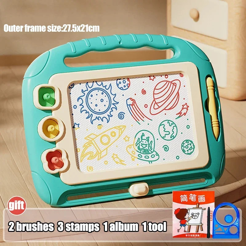 New Cartoon Magnetic Drawing Board Montessori Kids Toy Fast Shipping