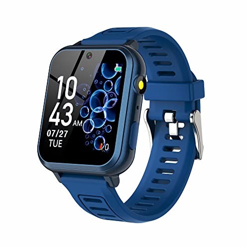 Smart Watch for Kids with 39 Games Alarm Clock, Touchscreen, Calendaring blue