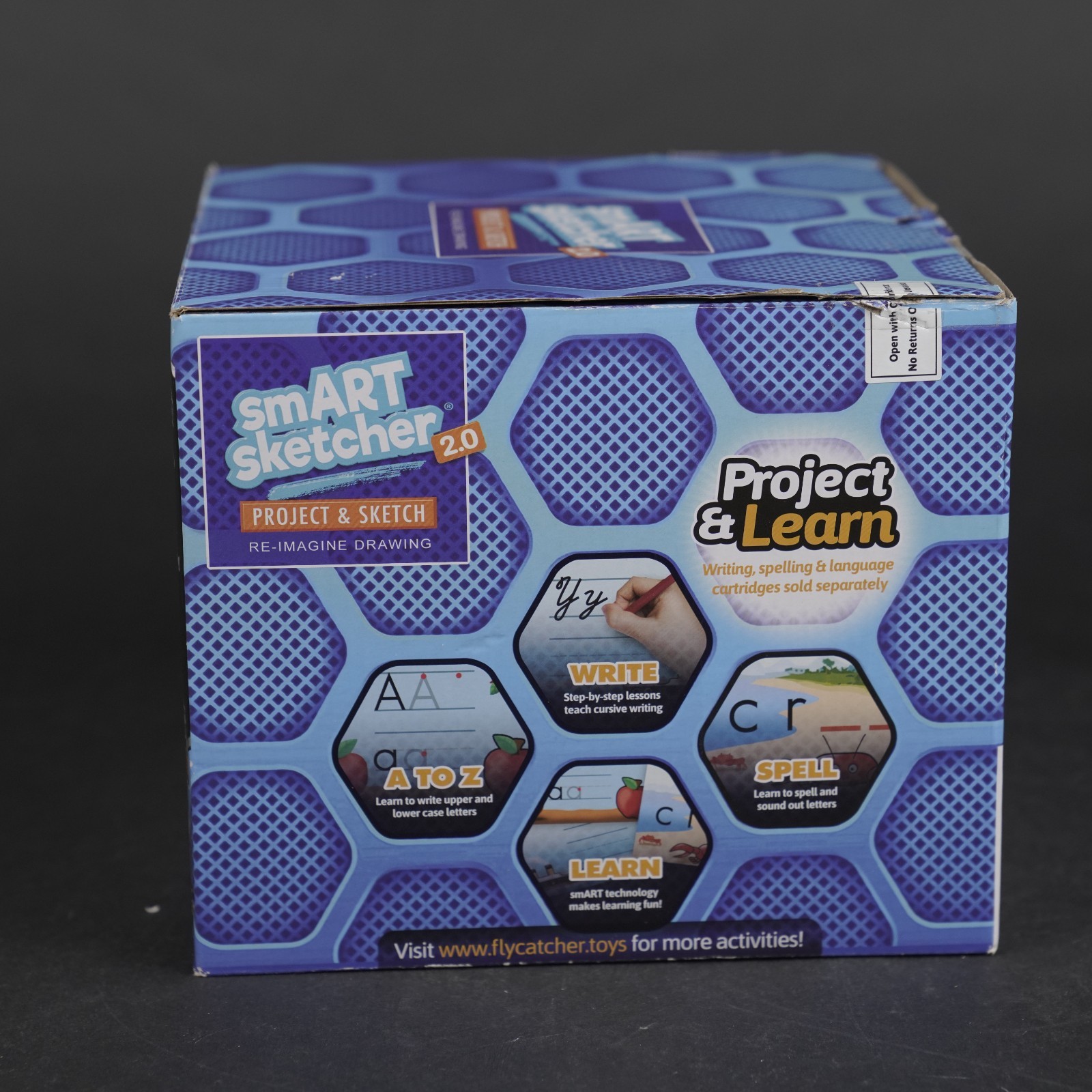 Smart Sketcher 2.0 Projector Kids Project & Sketch 1 Cartridge/ Adapter Open Box