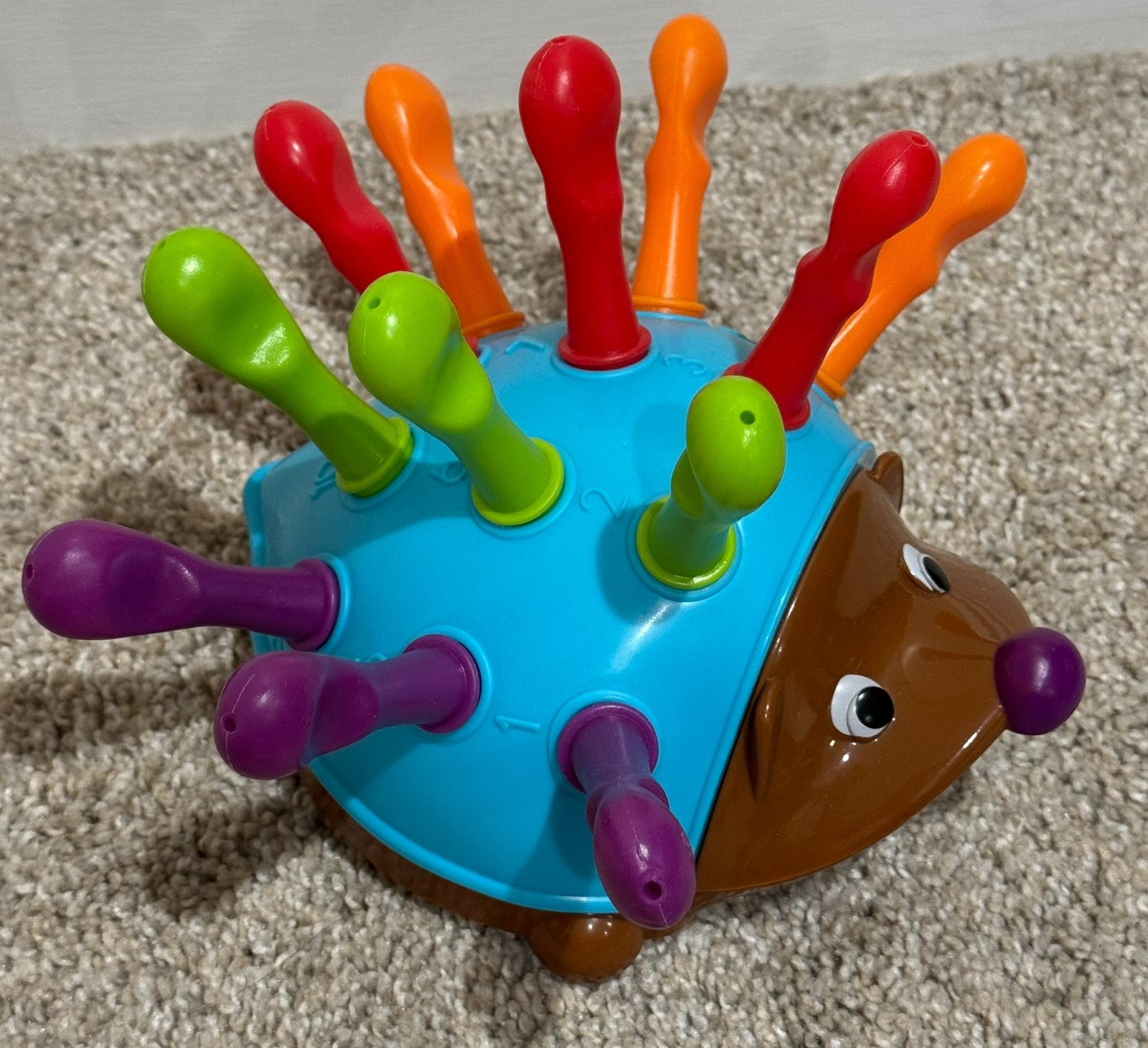Learning Resources Spike the Fine Motor Hedgehog COMPLETE Good Used Condition
