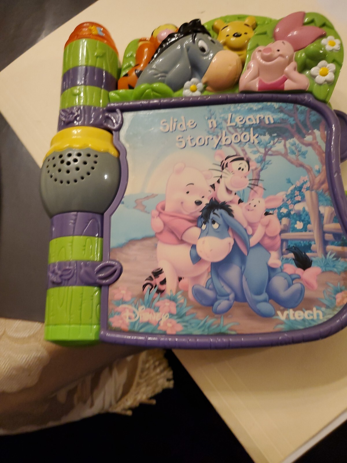 Vtech Disney Winnie the Pooh Slide ‘n Learn Storybook Electronic Interactive Toy