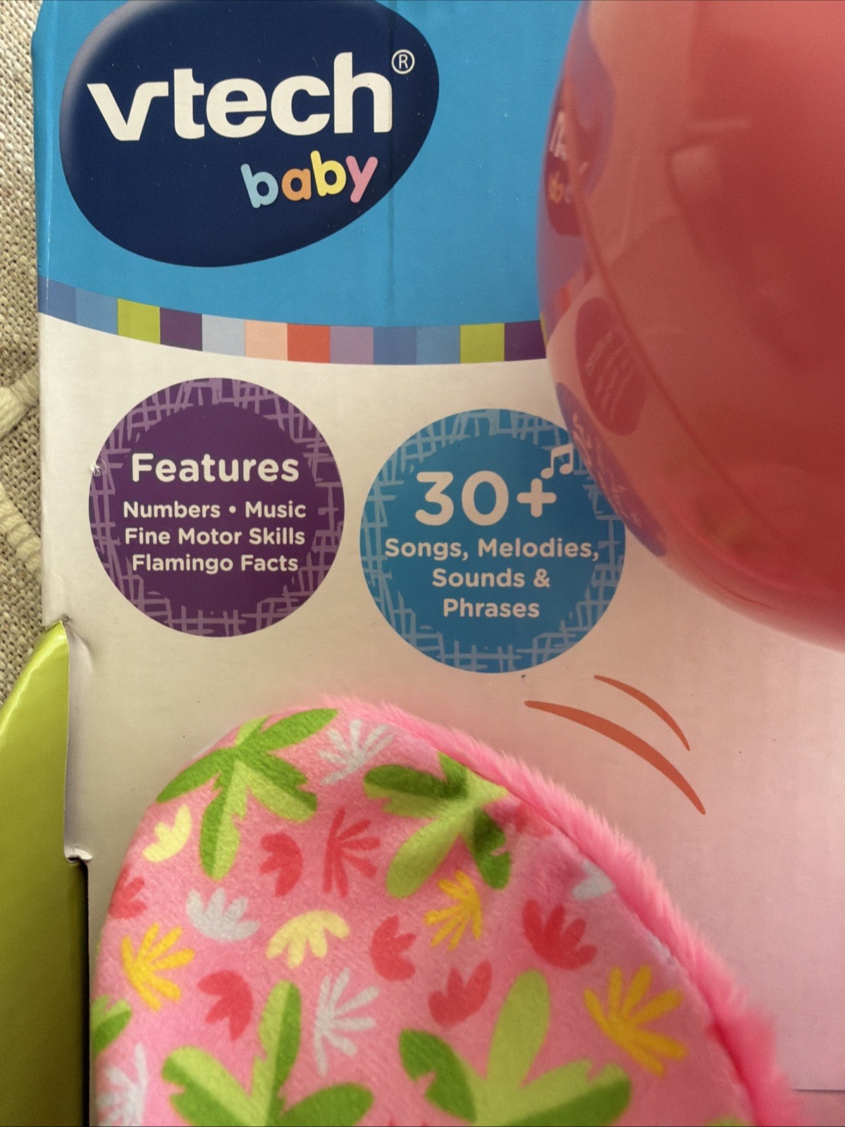Baby Bounce and Bobble Flamingo Highchair and Stroller Toy Vtech