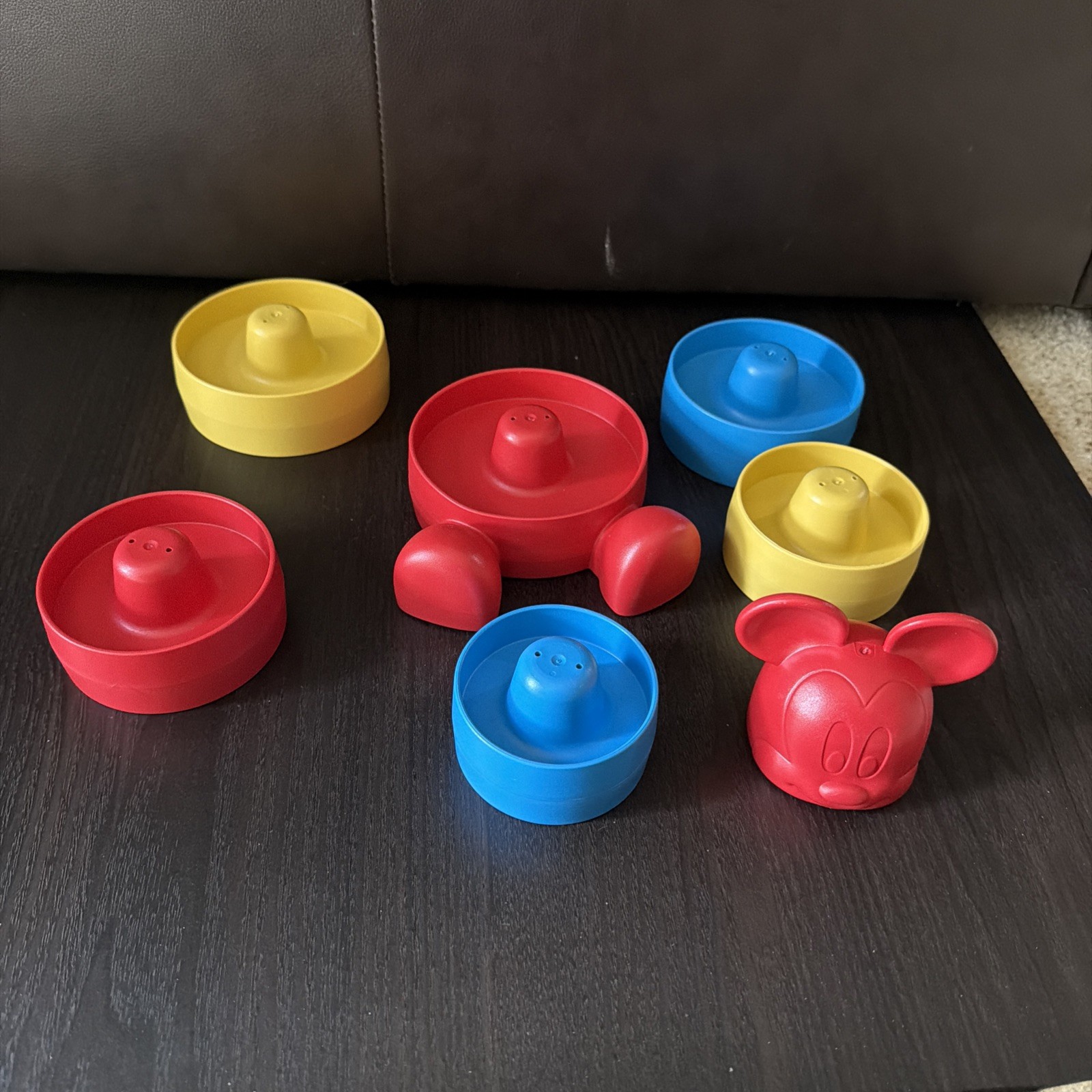 Disney Toy Stacker Mickey Mouse Baby Colorful Learning Development 6 Months +