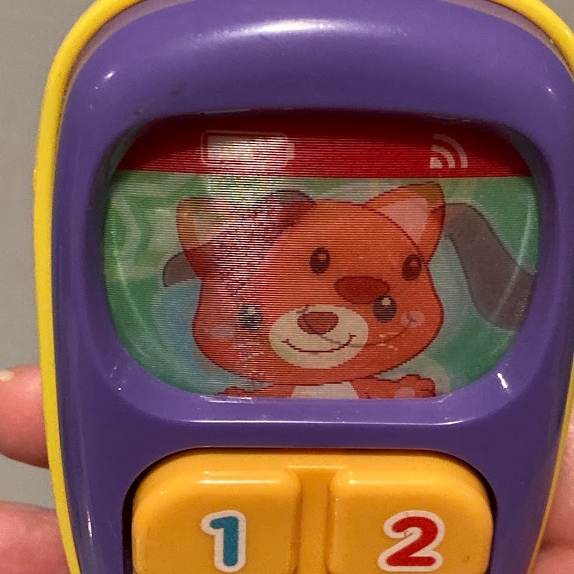 VTech Stroll & Discover Activity Walker PHONE Replacement Yellow Purple Dog Cat