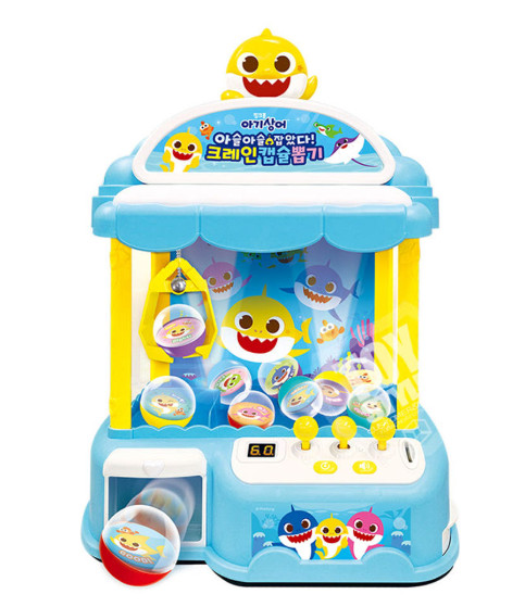 NEW Pinkfong Baby Shark Capsule Random Machine Toy LED Light Korean Song