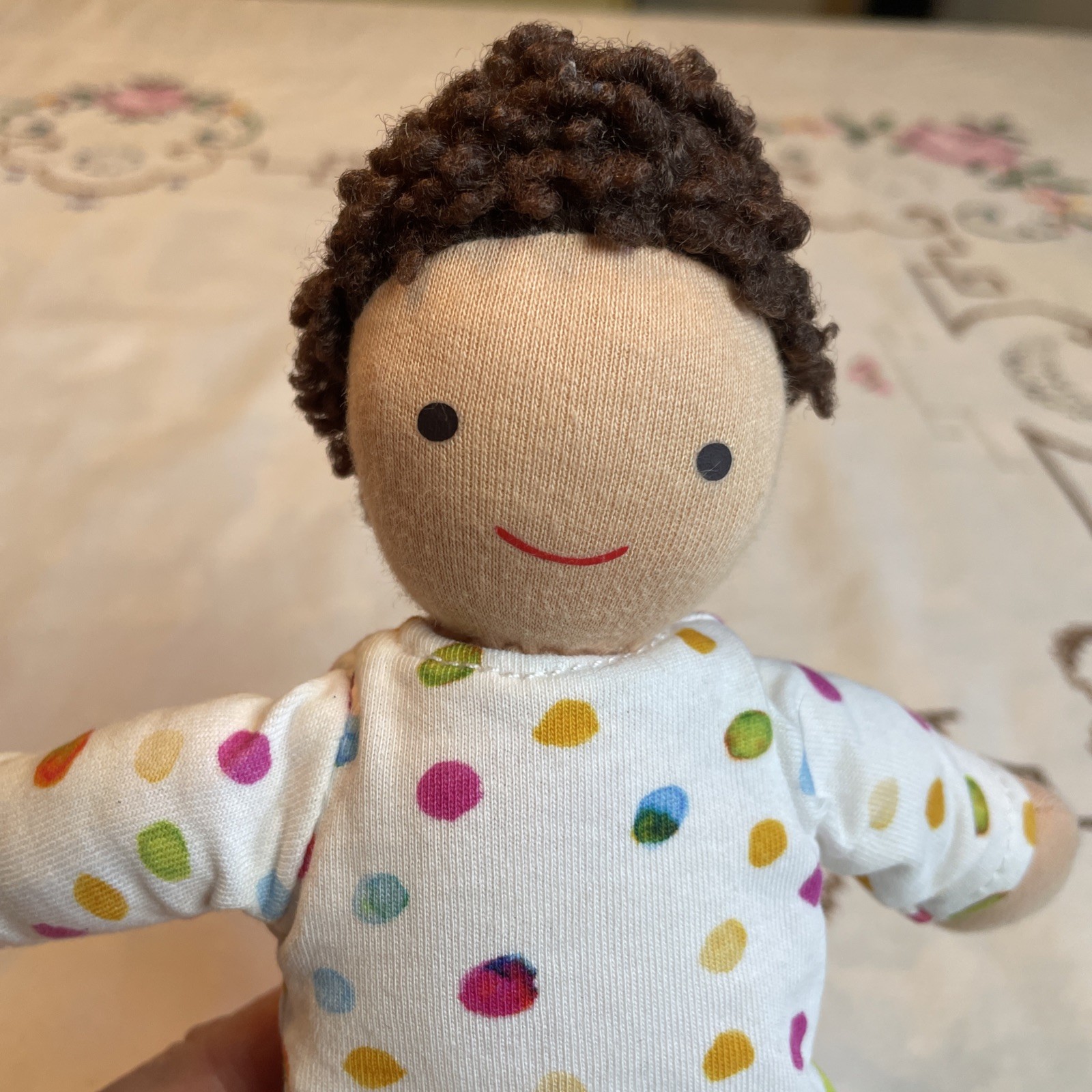 Lovevery Montessori Gender Neutral Baby Avery 9 1/4” Plush Doll Toy Soft Cloth