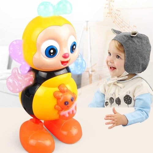 Dancing Bee Toy with Music & LED Lights – Juguete de Abeja Bailarina con Sonidos