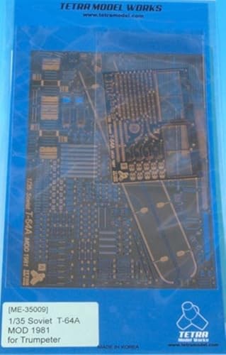 Tetra Model 1/35 scale ME Series Russian T-64A Mod 1981 Tank TR Plastic Model