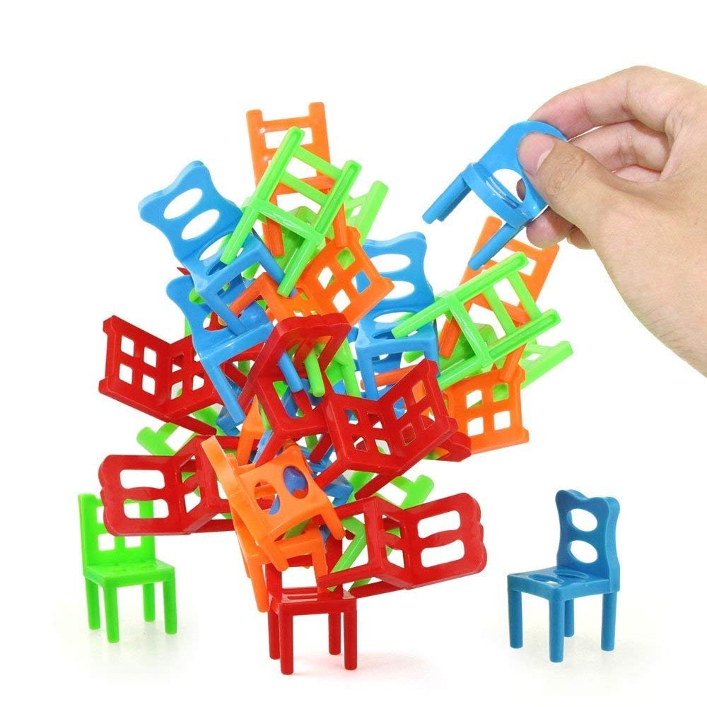 Stacking Chairs Balancing Game Family Board Toy Set for Kids