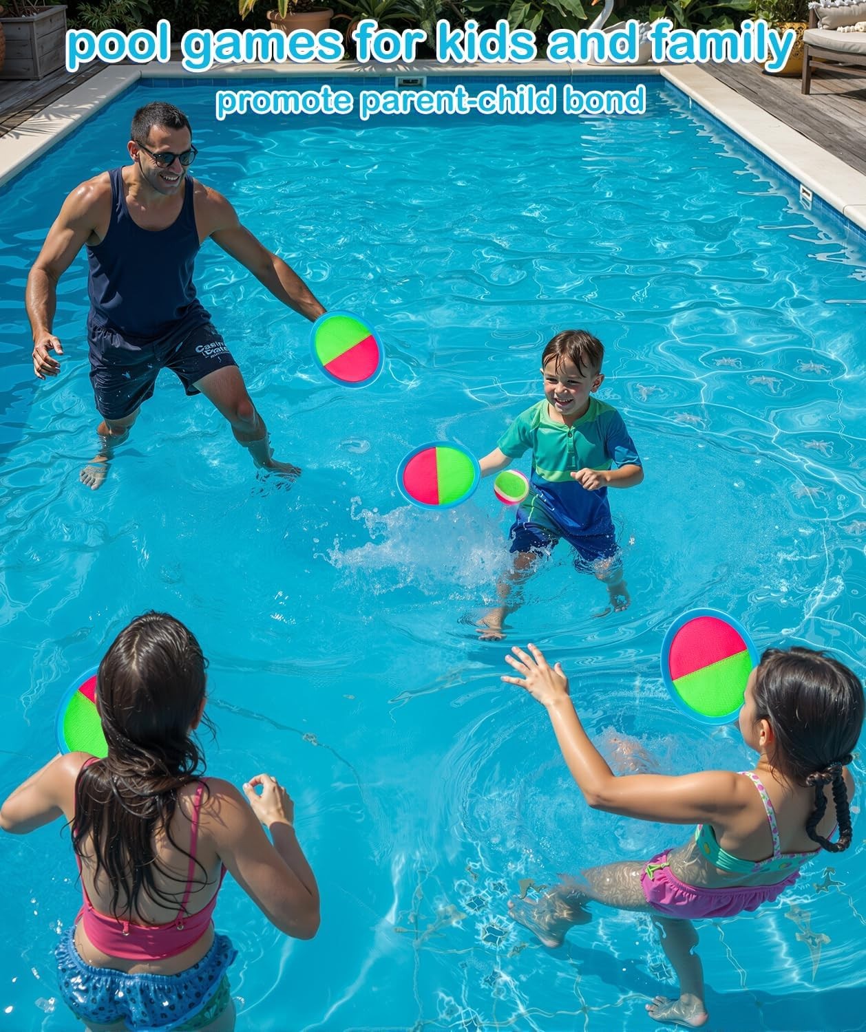 Toss and Catch Ball Set Toddler Toys Ages 4-8