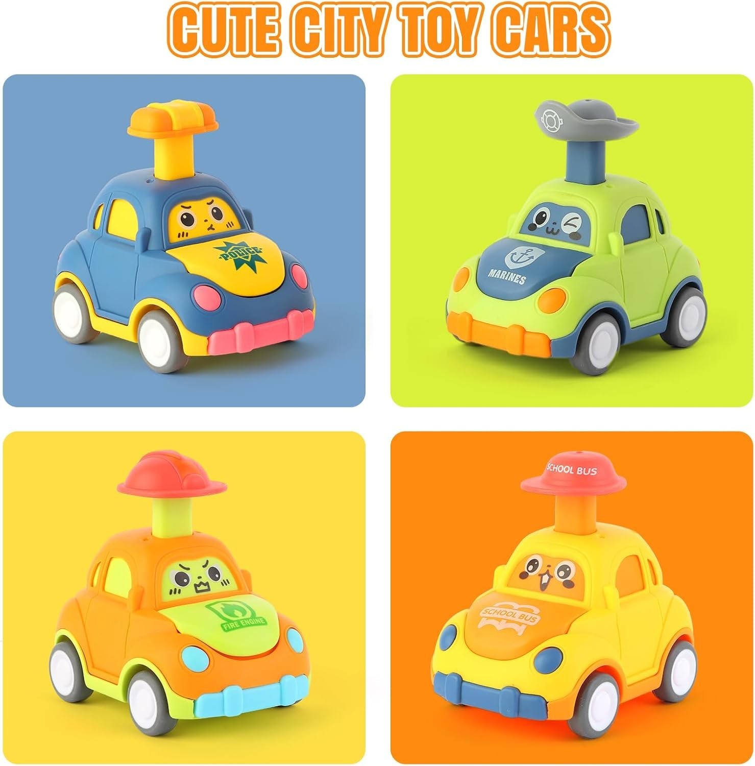 Car Toys for Toddlers 1-3 Old Boy Birthday Gift for Boys Girls 1-3 Pull Back…