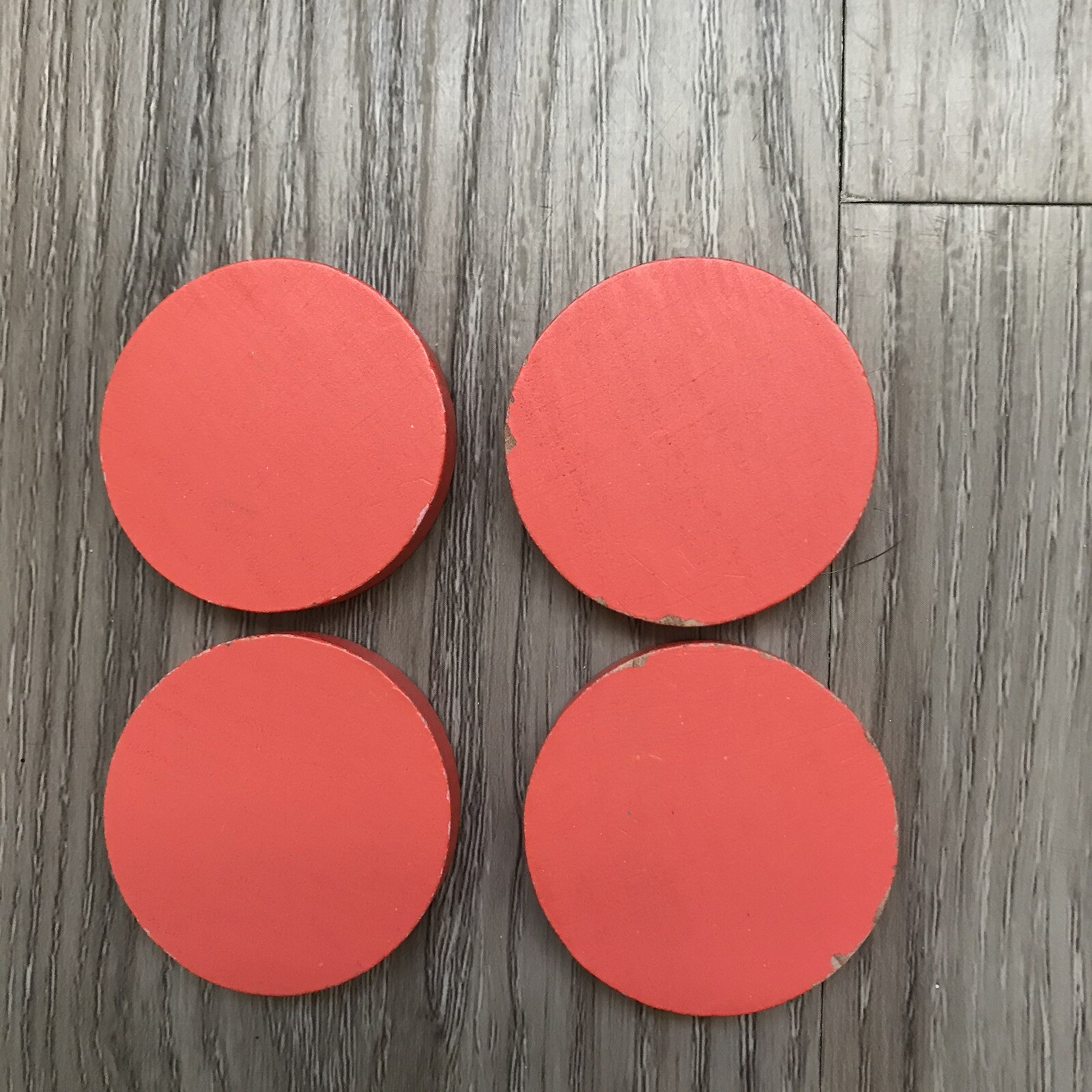 Lovevery Drop and Match Dot Catcher Montessori Wooden Replacement Dots Red 4