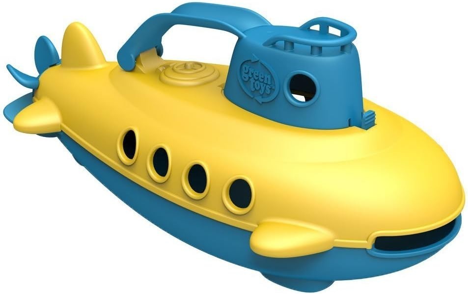 BPA-Free Toddler Submarine with Spinning Propeller – Safe Bath Fun, 10.5″ Size