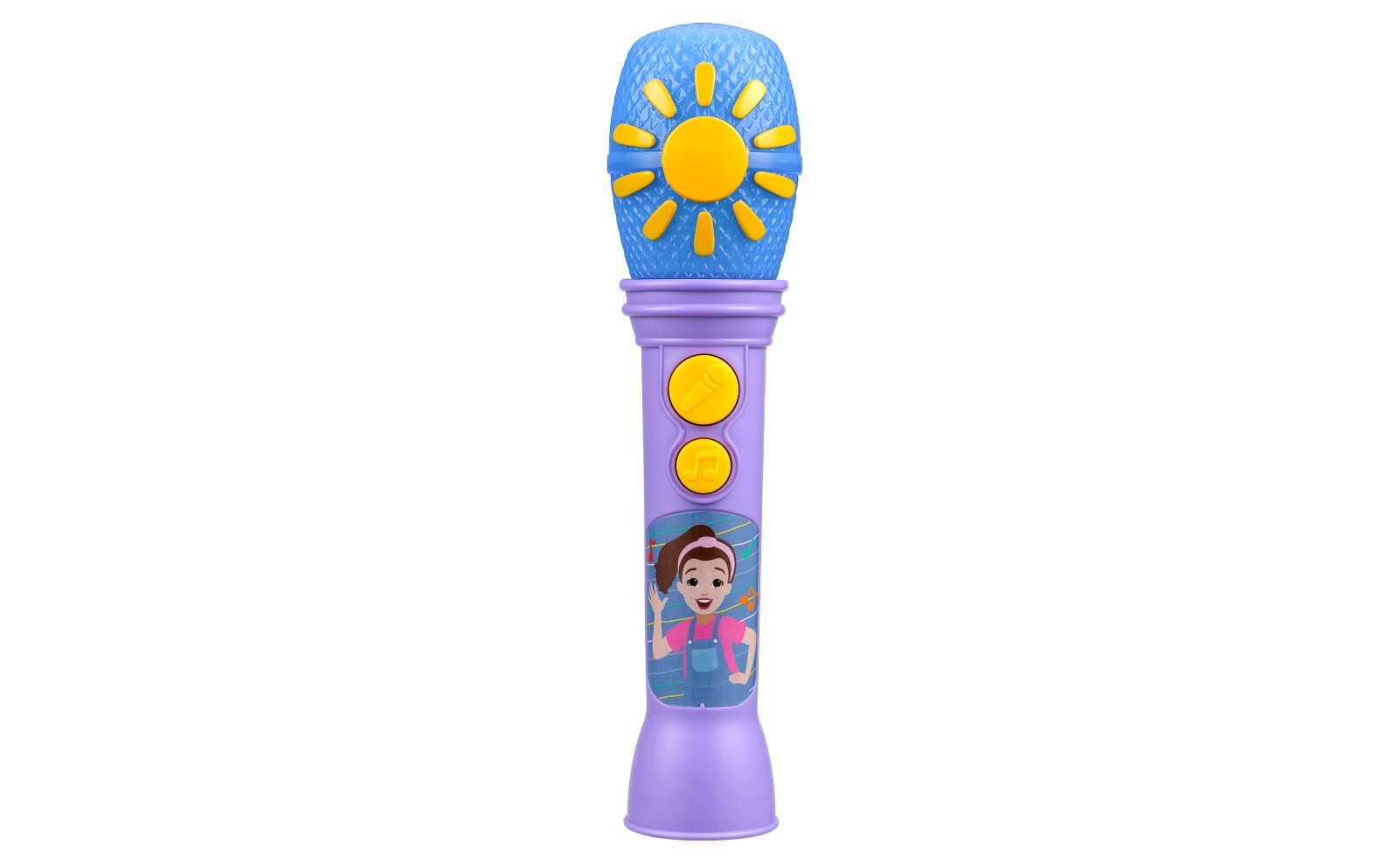 eKids Ms Rachel Toy Microphone for Kids, Includes Built-in Music and Lights