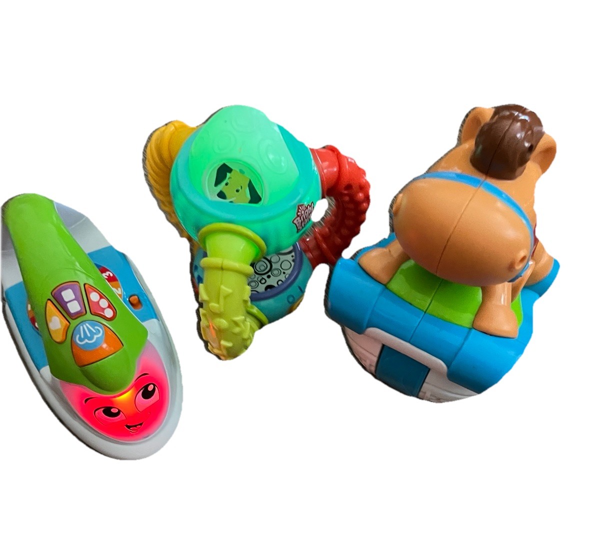 LeapFrog & Bright Starts Infant Toddler Toys Lot of 3 Lights, Sounds Movement C6