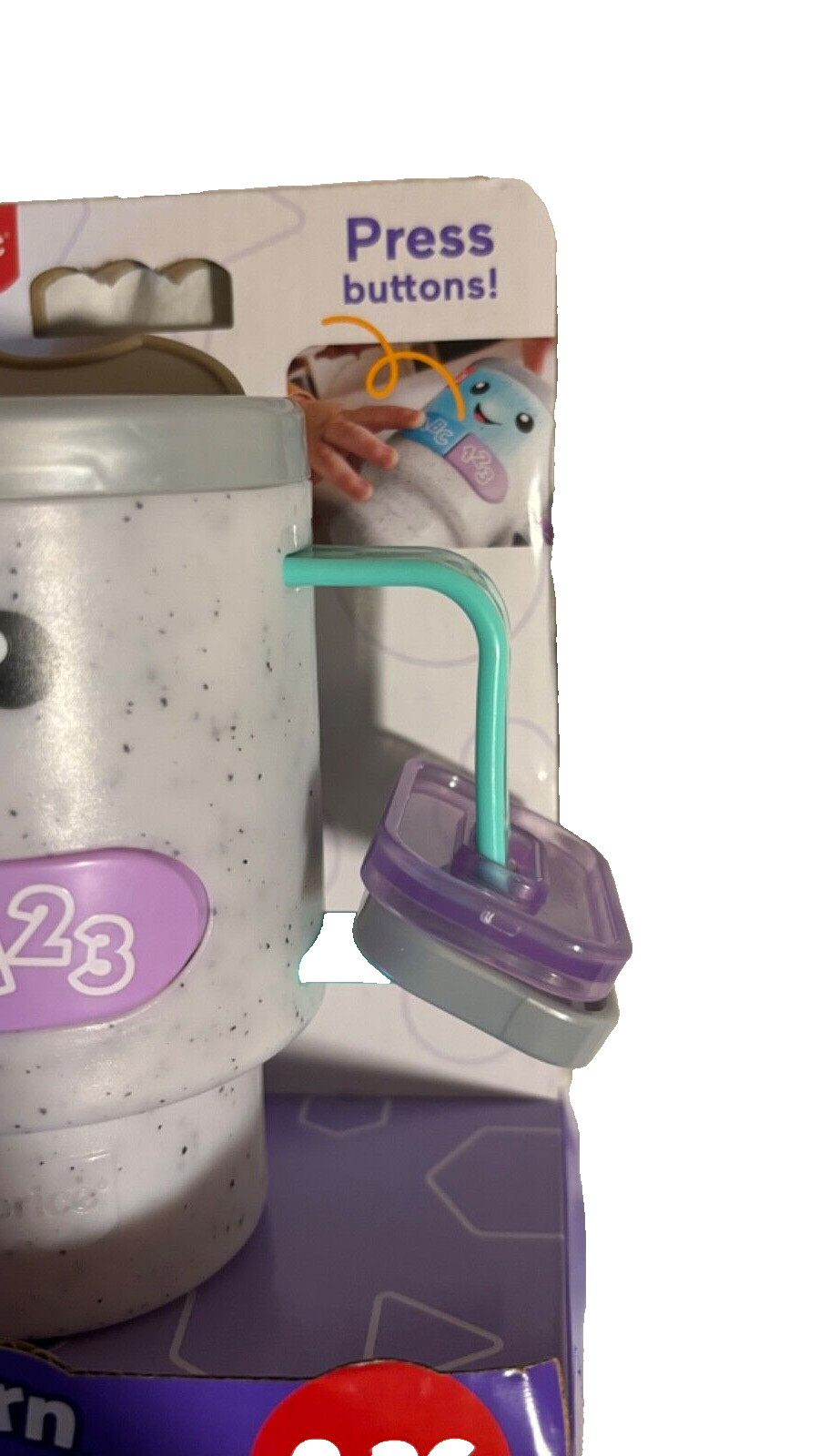 Fisher-Price Wake Up & Learn Coffee Mug 6-36 mos 20 Songs, Sounds, Tunes New