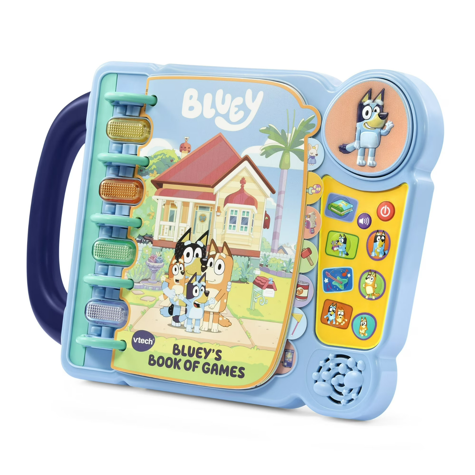 VTech Bluey Bluey’s Book of Games Interactive Toy Sounds Learning Book NEW