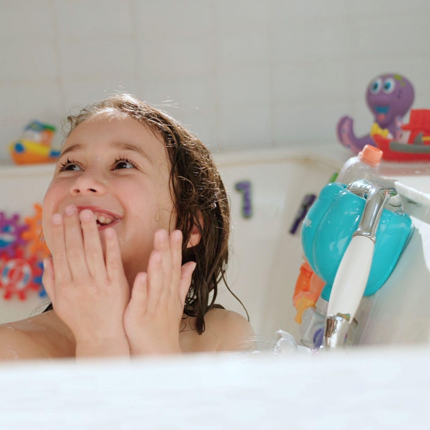 Nuby Wacky Waterworks Pipes Bath Toy – Baby Bathtub Small, Bright Colors