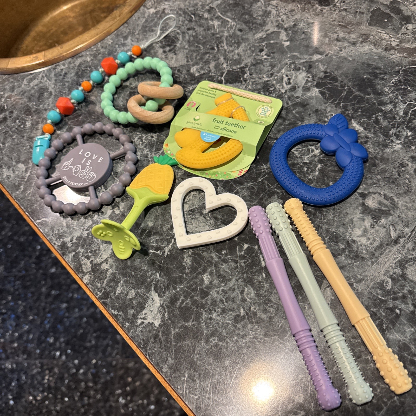 Infant/Toddler/Baby Random Lot Of Baby Teether Toys