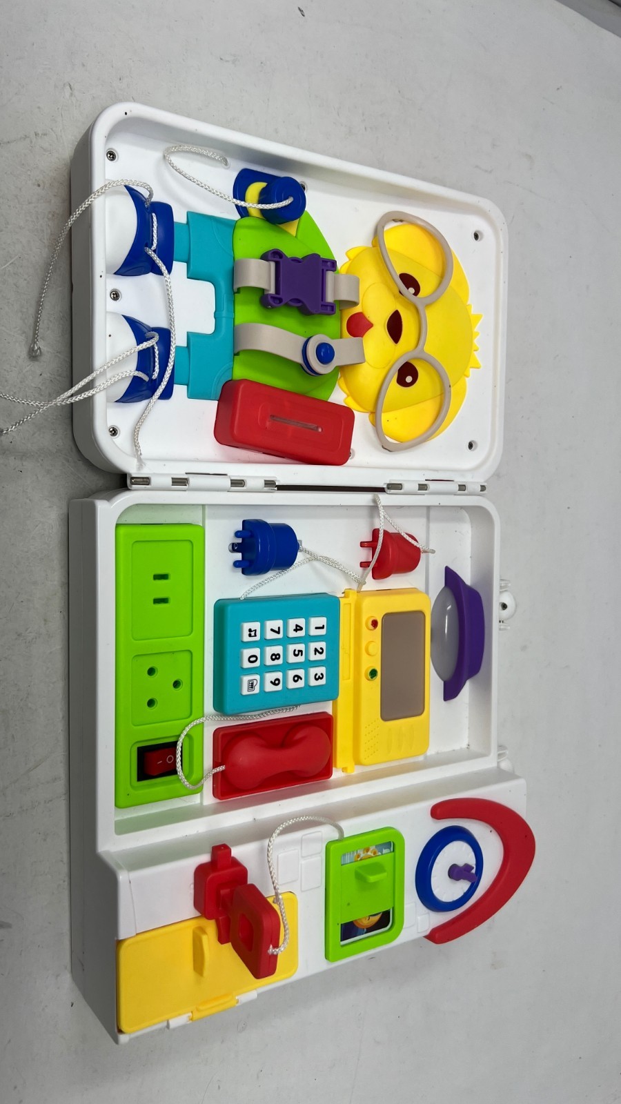 Montessori BUSY BOARD 1-4 Year Musical Toy Bilingual Learning Educational System