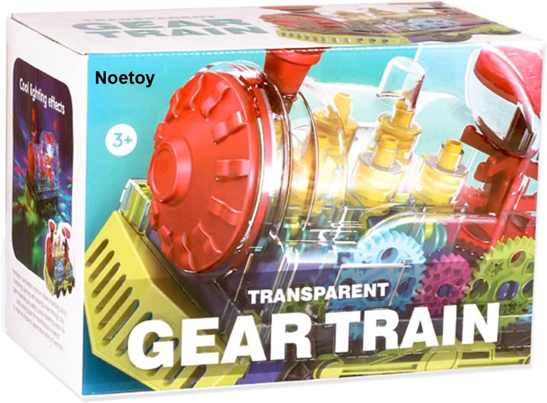 Light up Train Toys for Toddler,Interactive Autism Sensory Toys with Colorful Mo