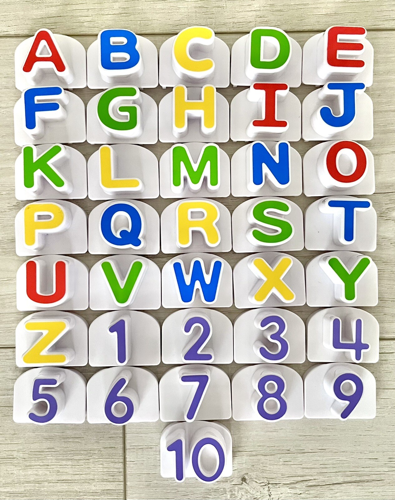 Leap Frog Letter Factory Non Magnetic Letter or Number Replacement UPick One