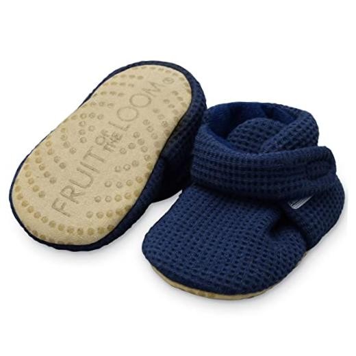Cozy Thermal Wrap Booties with Non-slip Grips for 18-24 Months Infant Navy