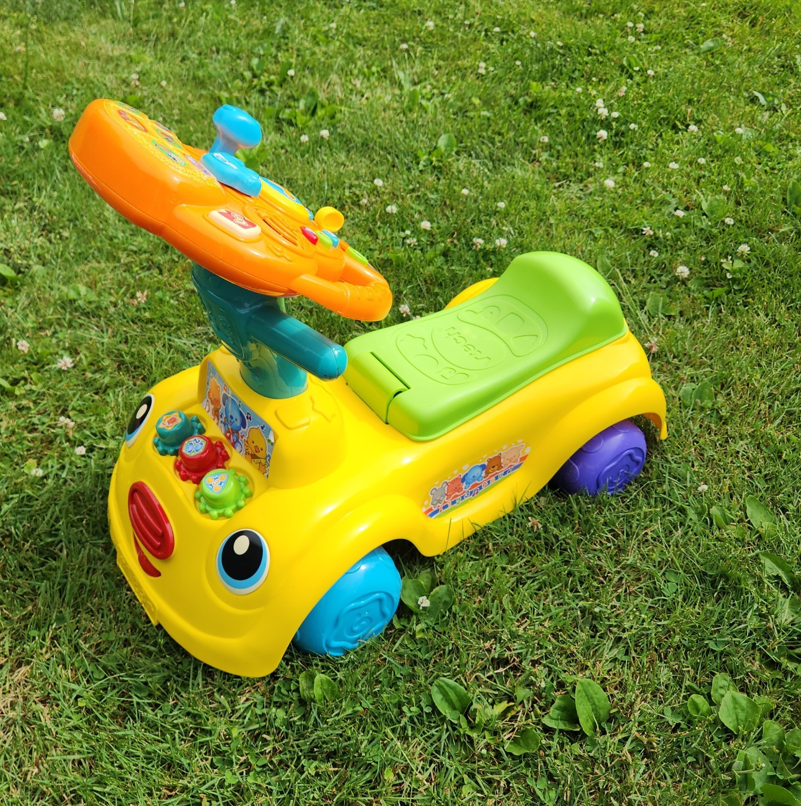 VTech Sit-to-Stand Smart Cruiser 2 In 1 Electronic Learing Ride On Toy 6-36 Mos