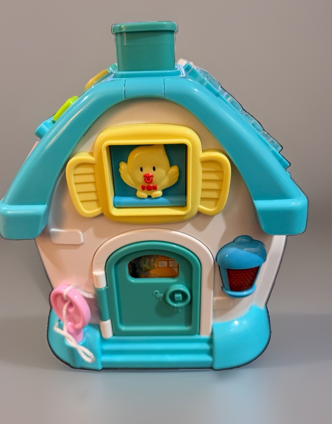 NEW BLUE- Baoli Dreaming Party House 18M+ Musical Learning Toy Letters Numbers
