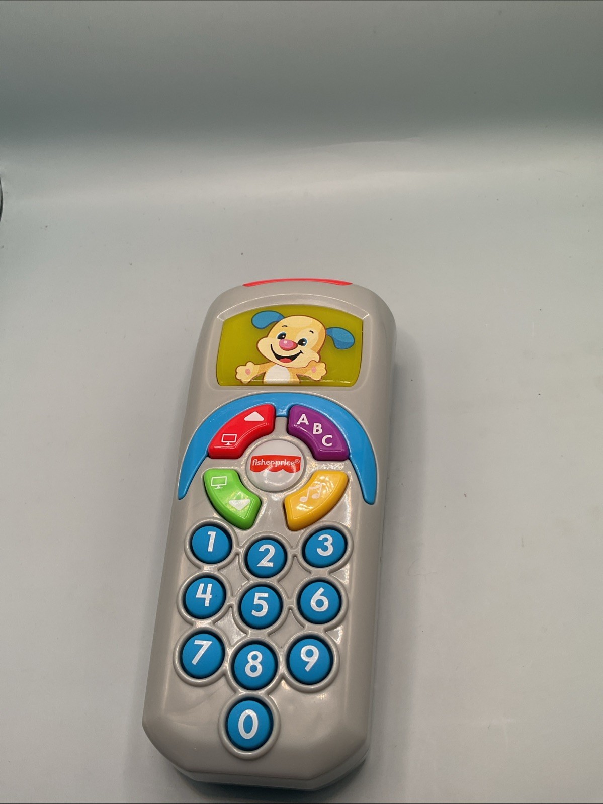 Fisher-Price Laugh & Learn REMOTE Toy Teaches ABC’s Numbers Colors Blue Tested