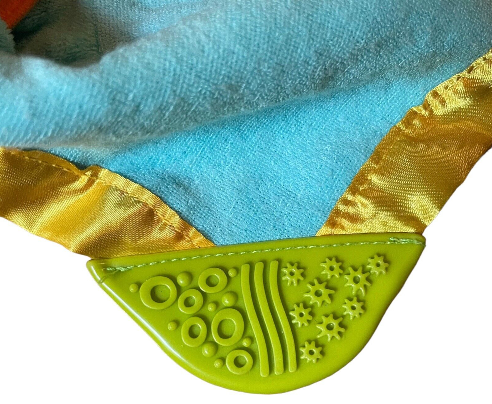 Lovey Turtle Sensory Activity Blanket Teether Rattle Security Blanket Baby Toy