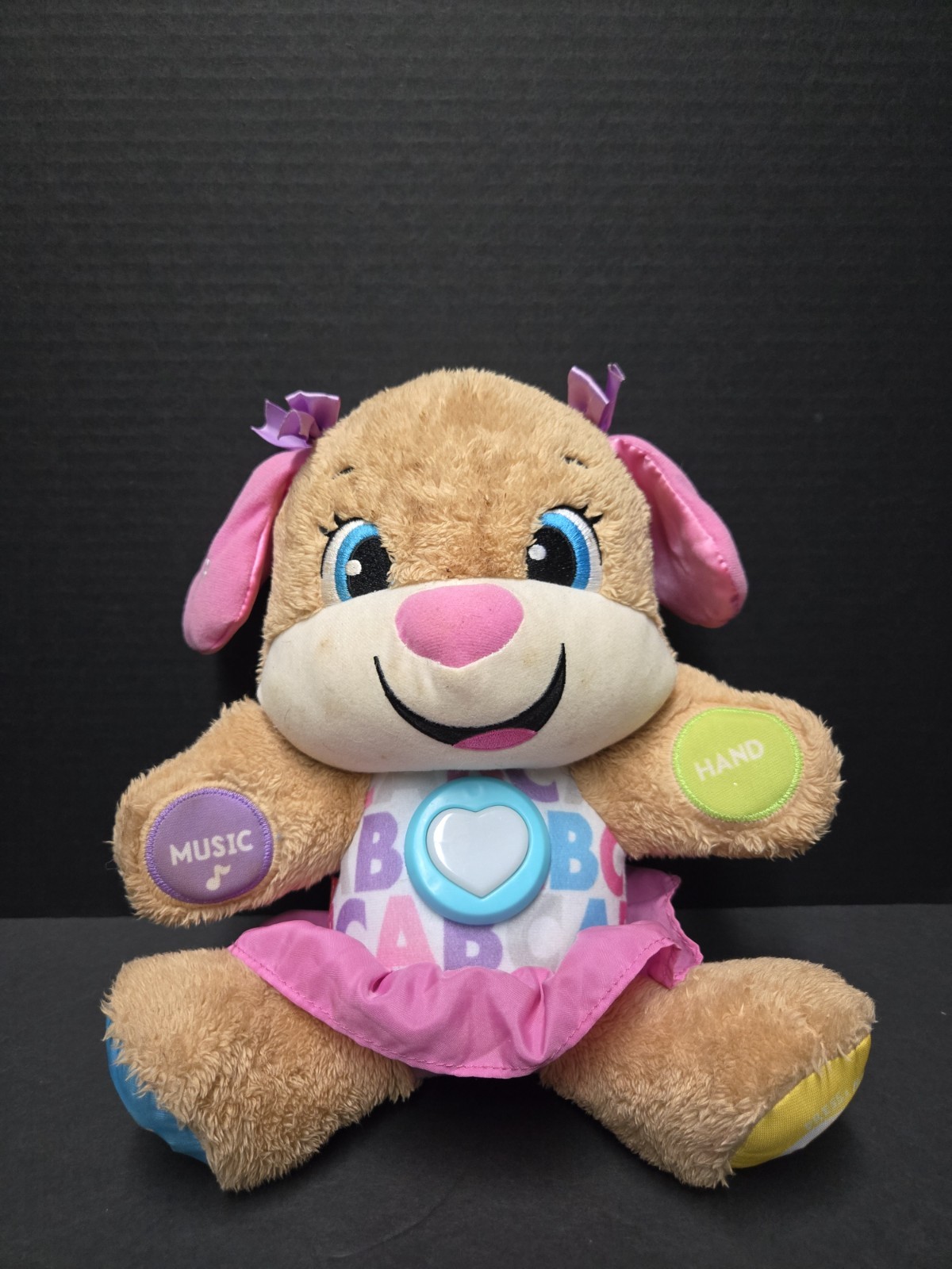 Fisher Price Laugh & Learn Sis Smart Stages Electronic Puppy Plush Toy 2017 READ