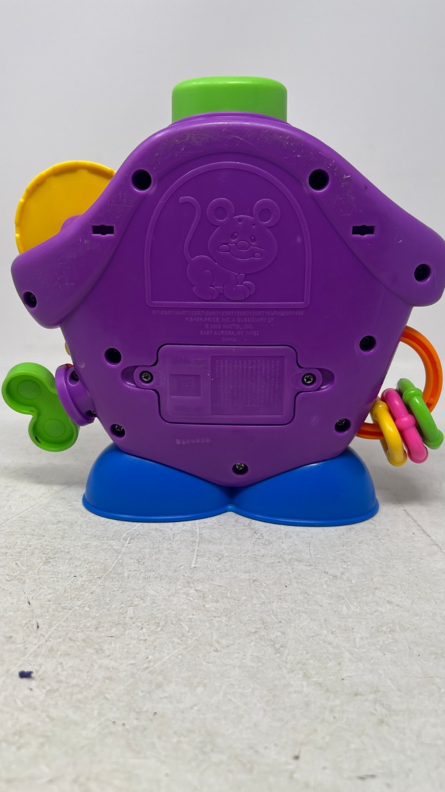 Fisher Price Laugh & Learn Peek-A-Boo Cuckoo Clock Light-Up Tested And Works
